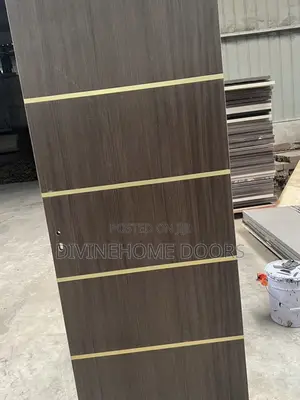Gold Line Design Wooden Door