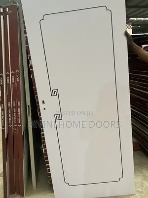 White Colour Wooden Door
