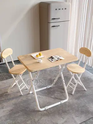 Double Chair Adjustable Reading Laptop Table and Chair
