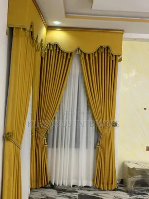 Pizz Gold Turkish Curtain With Warranty (I4)