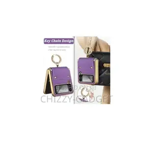 Flip Cover With Ring Holder for Galaxy Z Flip 6,5,4,3 5g