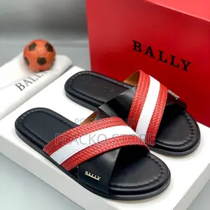 Original Bally Leather Slippers