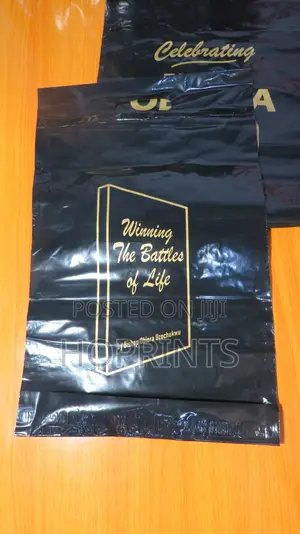 Branded Black Delivery Bags