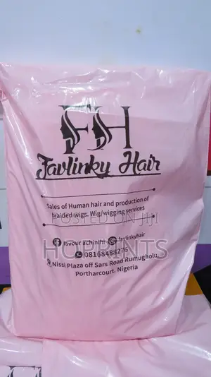 Pink Courier Nylon Bag
