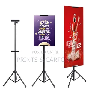 Printed Tripod Banner Stand. /01/