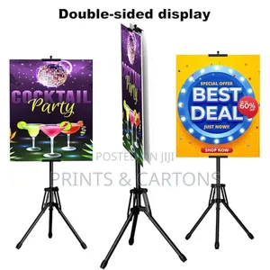 Two Sided Tripod Banner Branding. [223]