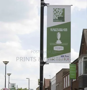 Printed Lamppost Banners. /20/