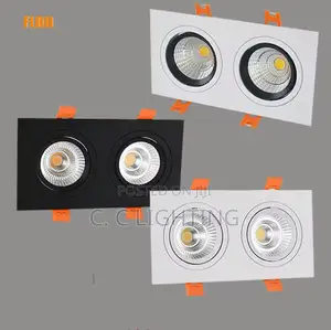 Recessed Double LED/LED Downlight COB