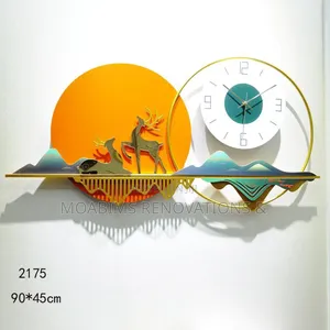 Luxury Decorative Wall Clock 90 by 45 Cm 76,500