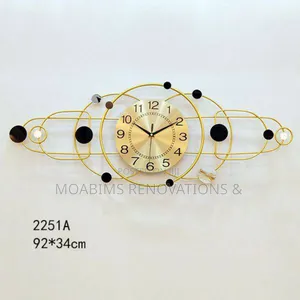Luxury Crafted Interior Wall Clock 92 By 35 Cm 85,000