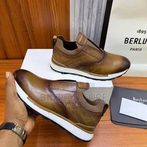Original Italian BERLUTI Fasttrack Sneakers Available Instor