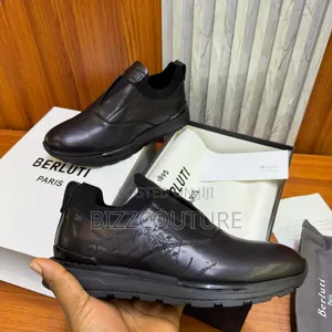 Original Italian BERLUTI Slip on Sneakers Available in Store
