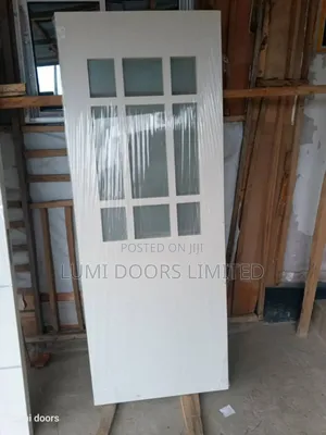 White Wooden Kitchen Door