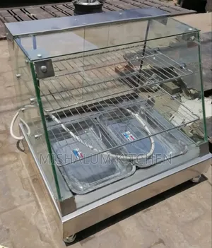 New 2 Plate Electric Stainless Snacks Warmer