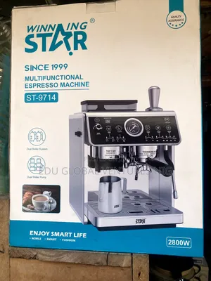 Star Tee Professional Espresso Coffee Machine Double Boiler.