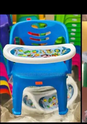 Children's Chair With Attached Table