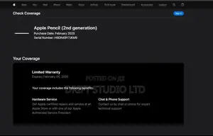Apple Pen 2nd Gen With Warranty