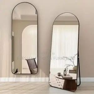 Full Length Arch Aluminum Framed Wall / Standing Mirror
