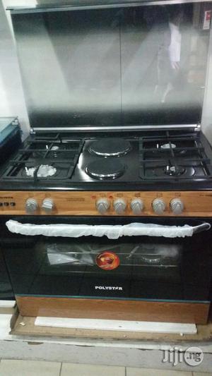 Polystar Gas Cooker ( 4gas, 2electric Burner )