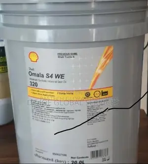 Shell Omala S4 We 320 Synthetic Industrial Gear Oil