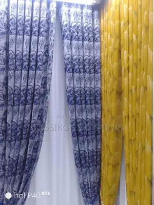 Dazzling Yellow Turkish Curtain in Style (S2)(Free Delivery)