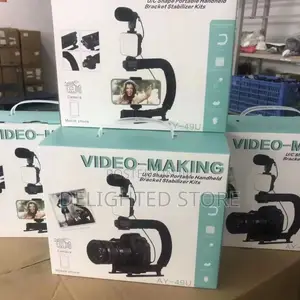 U/C-shaped Universal Professional Camera Mobile Phone Tripod