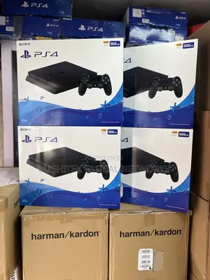 Sony Playstation 4 Slim Console - 500gb - Jet Black