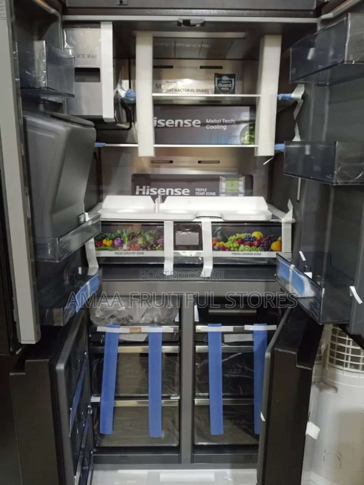 Hisense Digital Screen Side by Side Refrigerator