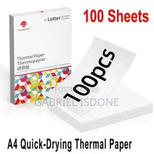 Thermal Printer Paper 8.5 X 11 Inch, 100 Sheets
