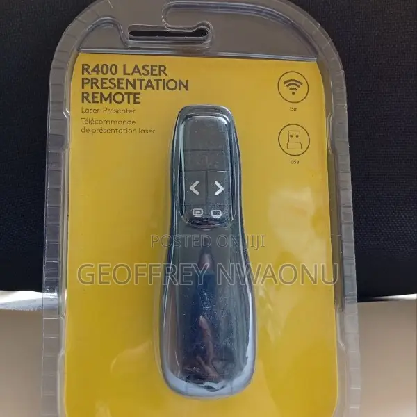 Logitech R400 Laser Presentation Remote|Wireless Presenter