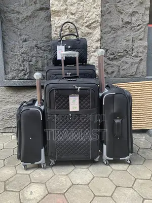Black Durable Sky Express Durable Travelling Luggage
