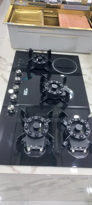 Flip Up Gas Hub 4 Gas 1 Hot Plate