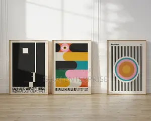 3sets of Bauhaus Wall Arts Same Day Delivery