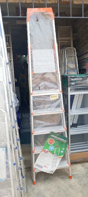6 Steps Sarayli Aluminum Trestle Ladder