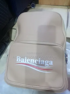 Leather Balenciaga Backpack
