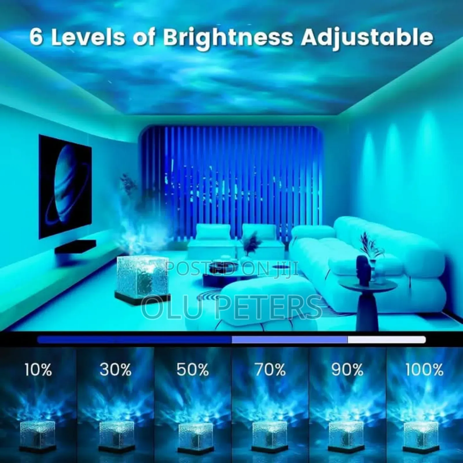 USB Dynamic Water Patterns Light Lamp