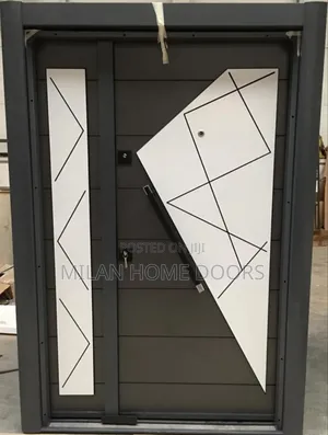 2.1m by 1.2m White and Gray Turkish Security Door
