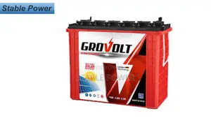 220A 12V Grovolt Tubular Battery