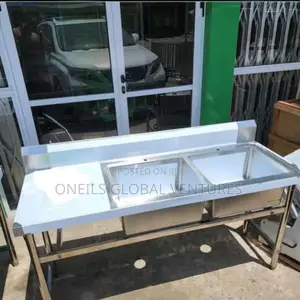 2 Bowl Sink With Side Tray