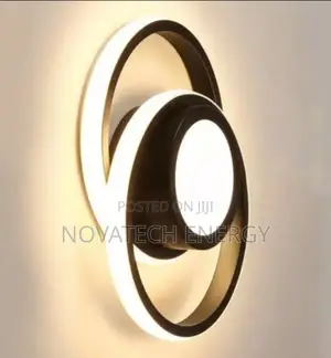 Double Circle Wall Bracket, White and Warm White Led Lights