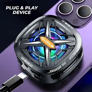 15w Magnetic Cooling Fan With Temperature Indicator