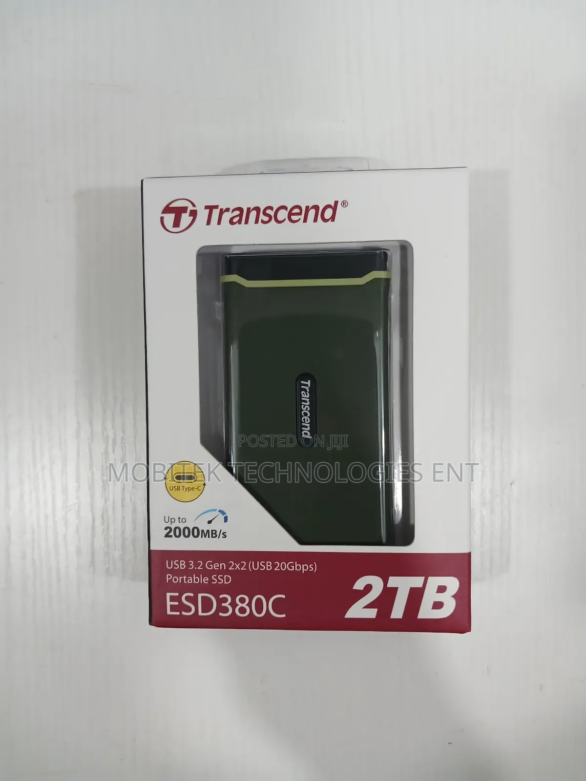 2tb Transcend External SSD Gen2 Portable Type-C Solid Drive