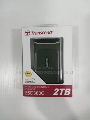 2tb Transcend External SSD Gen2 Portable Type-C Solid Drive