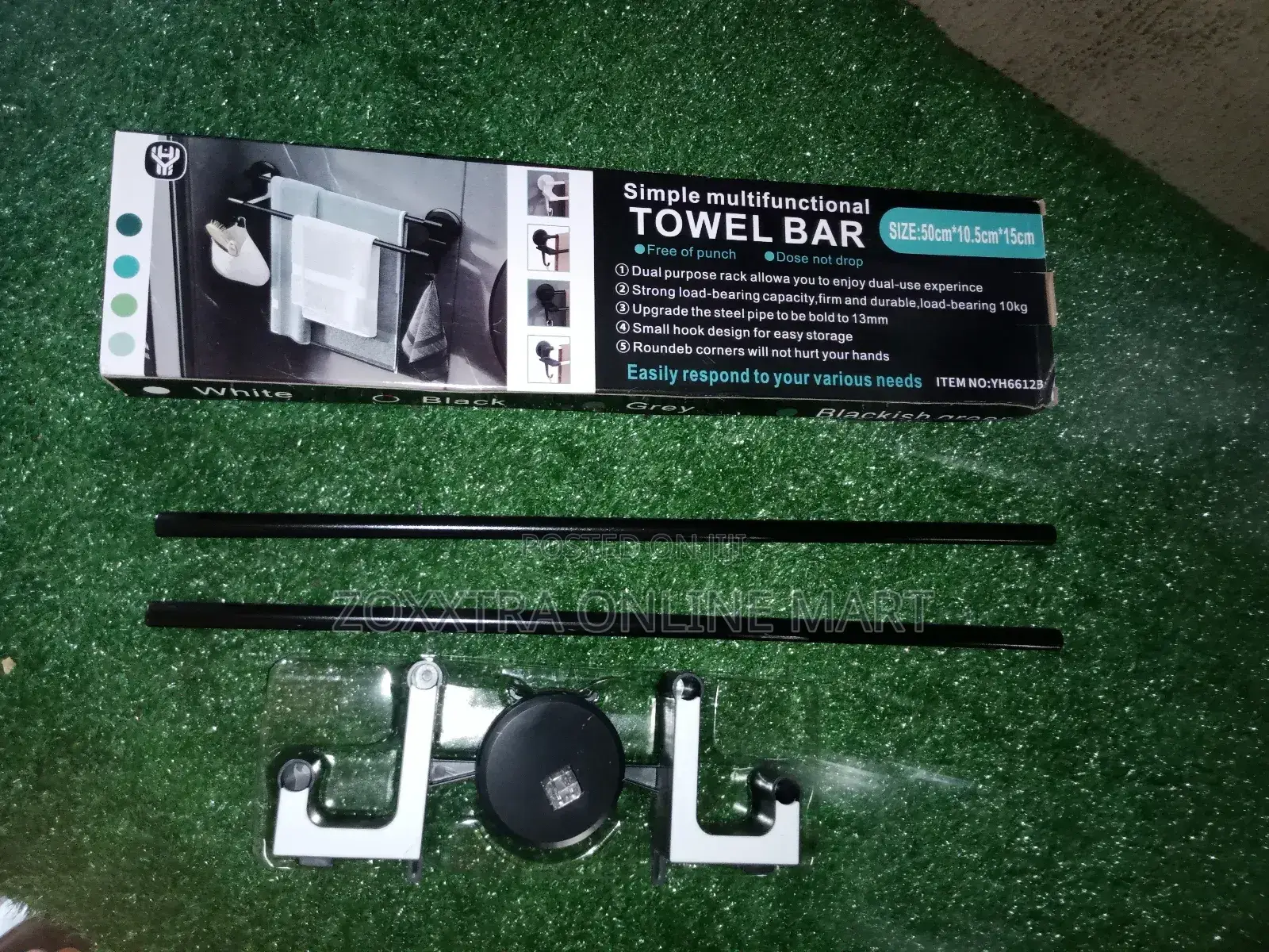 Wall Attachable Towel Rack