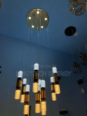10 In 1 Dropping Pendant ,Warm White And White Led Lights