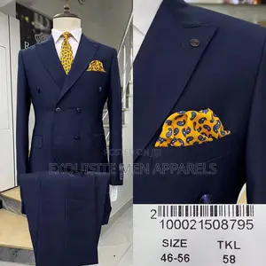 High End Turkish Double Breasted 2pcs Men’S Suit
