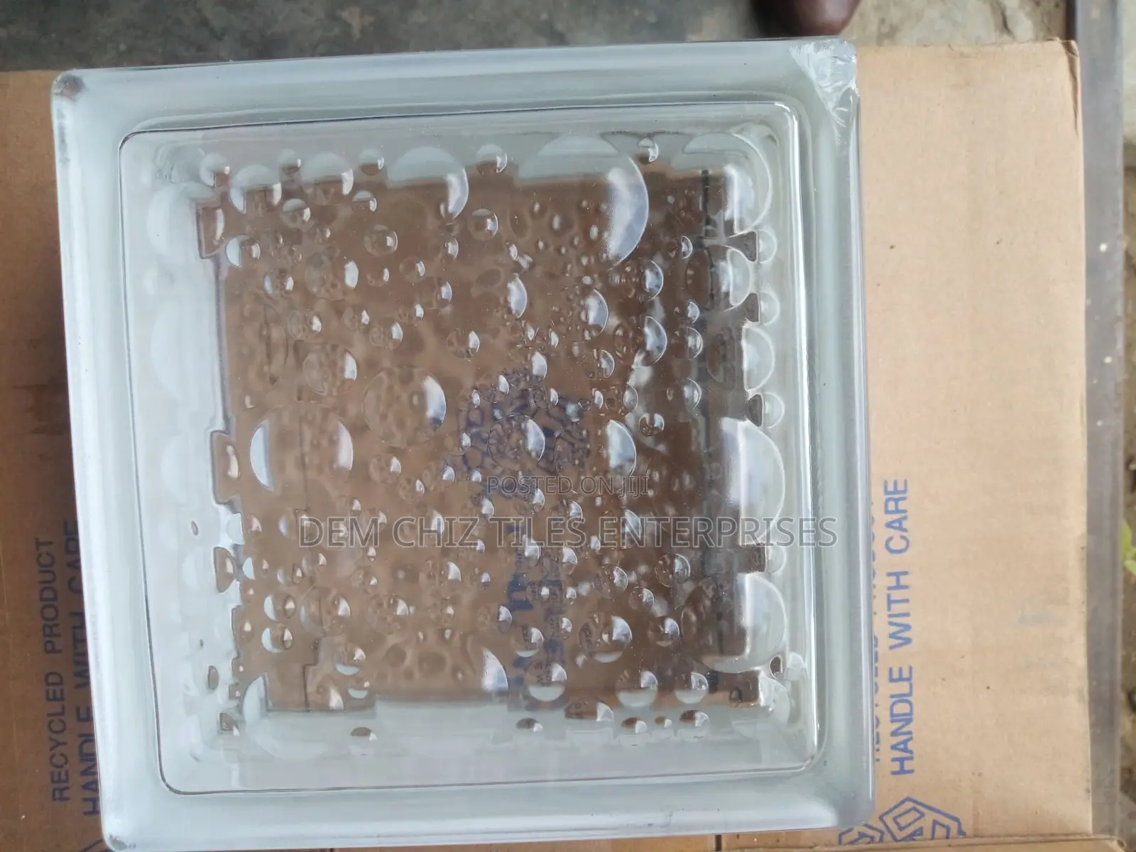 White Glass Block
