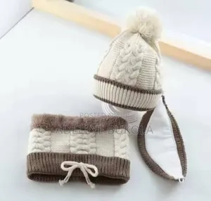Collar Twist Drawstring Hat