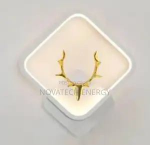 Square Design Deer Head Wall Bracket Light