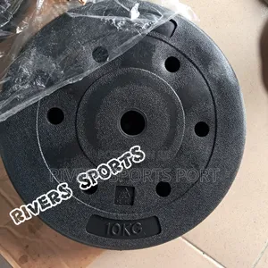 10kg Plastic Composite Bitumen Weight Plate for Dumbbell and Barbell